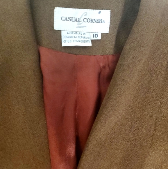 Casual Corner Chocolate Blazer - Picture 6 of 9